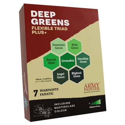Набор красок The Army Painter Warpaints Fanatic Deep Greens