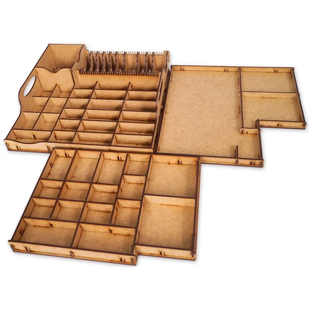 Органайзер для настольной игры Catan (квадратная версия коробки), из HDF