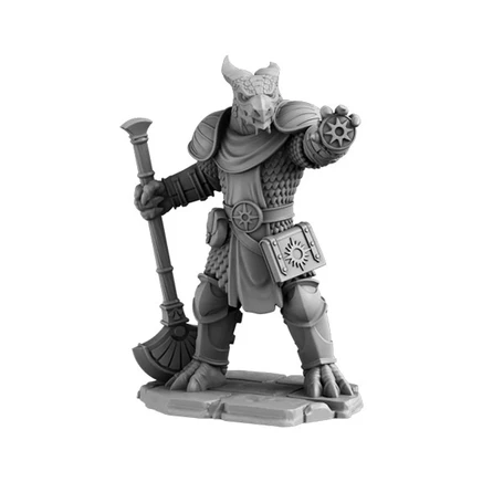 Миниатюра Next Level Miniatures «Dragonborn Cleric», 28 мм