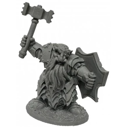Фигурка Reaper Dark Dwarf Striker 25 мм, непокрашенная