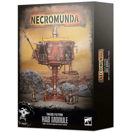 Жилой модуль Thatos Pattern для Necromunda, пластиковый, 107 деталей