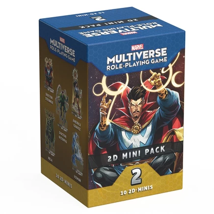 Набор 2D-фигурок Marvel Multiverse RPG, 10 шт.