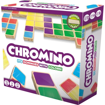 Настольная игра Chromino, деревянные цветные фишки, 1–6 игроков