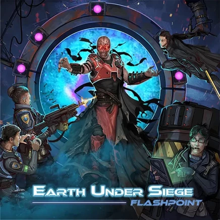 Настольная игра Earth Under Siege: Flashpoint, кооперативная кампания 1–4 игрока