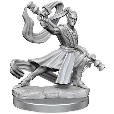 Миниатюра WizKids D&D Frameworks: W1 мужчина-эльф-монах