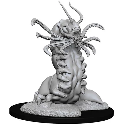 Миниатюра D&D W7 Carrion Crawler, непокрашенная, загрунтованная, 49 мм