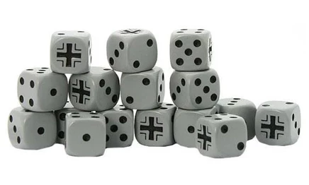 Кубики Warlord Games Bolt Action: немецкий Балкенкройц (16)