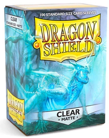 Чехлы для карт Arcane Tinmen Dragon Shield Matte, прозрачные, 100 шт.
