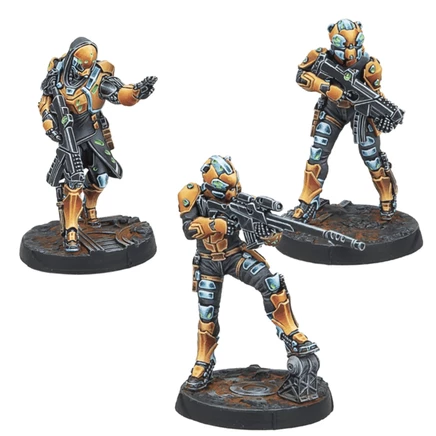 Набор миниатюр Yu Jing Imperial Service Delta, из металла, 28 мм, 3 шт.
