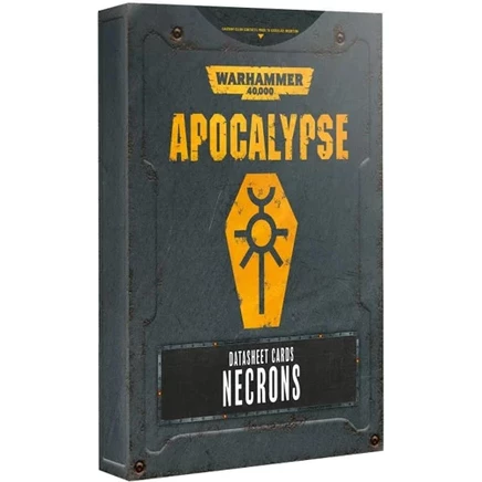 Набор карточек Games Workshop Warhammer 40K Apocalypse — Necrons