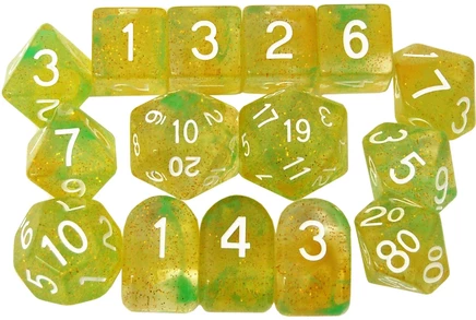 Кубики R4I Role 4 Initiative Diffusion Dragons Hoard, 15 шт.