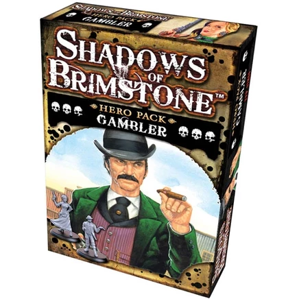 Набор героя Gambler для Shadows of Brimstone