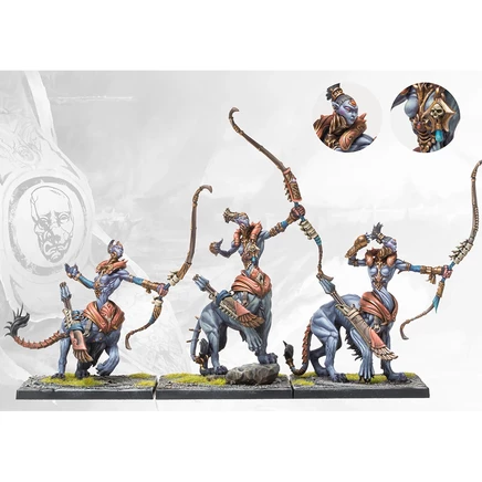 Набор миниатюр Para Bellum Wargames Leonine Avatara, 3 шт., 38 мм, пластик