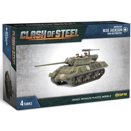 Набор миниатюр Gale Force 9 M36 Jackson 1:100, 4 шт.