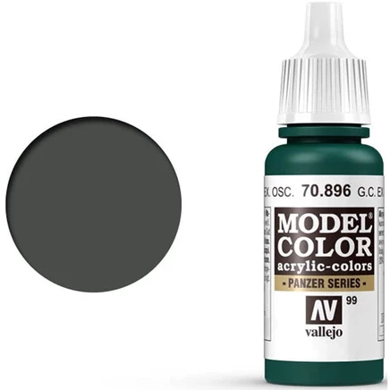 Краска Vallejo Model Color — очень тёмно-зелёный, 17 мл