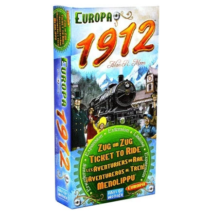 Дополнение к настольной игре Ticket to Ride: Европа 1912