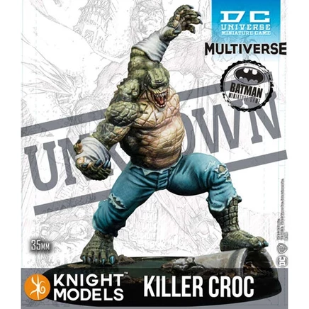 Миниатюра Killer Croc 35 мм для покраски, смола