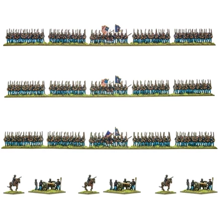 Набор миниатюр Warlord Games ACW Union Brigade, 15 мм