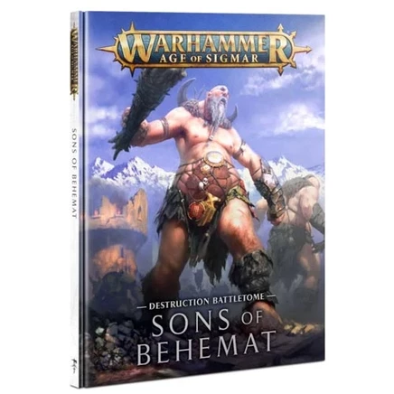 Книга Battletome Sons of Behemat, твердый переплет