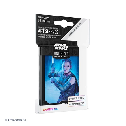 Чехлы для карт Gamegenic Star Wars Unlimited Rey 66×92 мм, 60 шт.