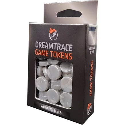 Игровые фишки Ghost Galaxy Dreamtrace Werebane, серебристые, 40 шт