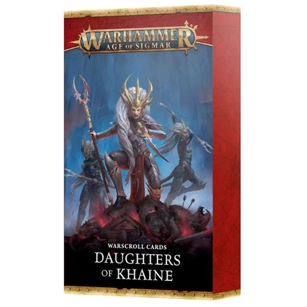 Набор карточек warscroll Daughters of Khaine (2026)