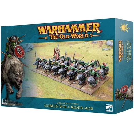 Warhammer The Old World: Племена орков и гоблинов - Толпа гоблинских волчьих всадников