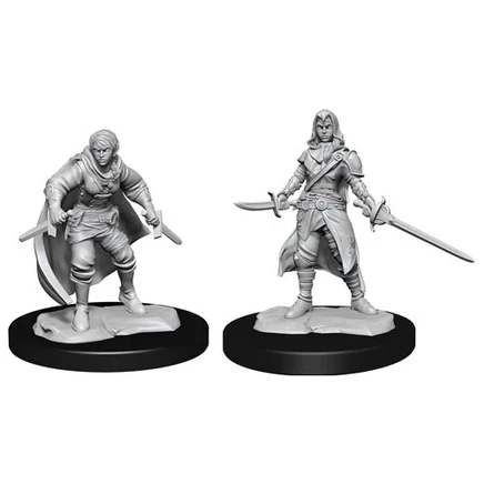 Миниатюры D&D Nolzur's: полуэльф-разбойник