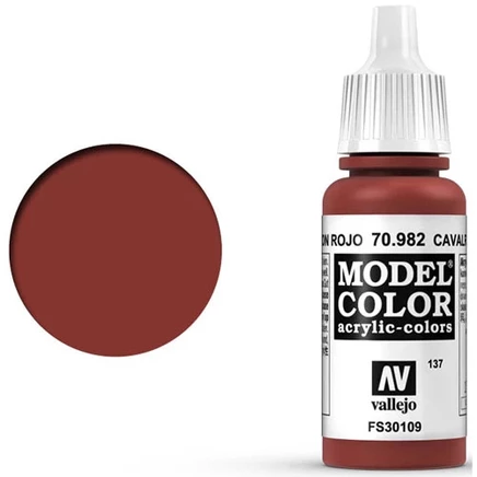 Краска Vallejo Model Color 17 мл, кавалерийский коричневый