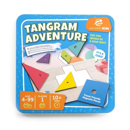 Детская развивающая настольная игра Tanagram Adventure, для 1 игрока, 4+