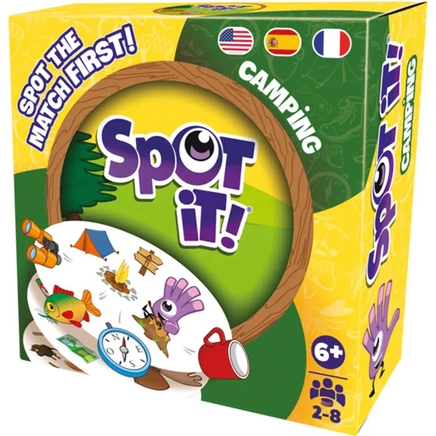 Настольная карточная игра Spot It Camping в эко‑упаковке