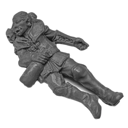 Миниатюра Reaper Bones Legends пьяный орк