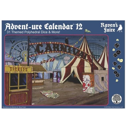 Набор кубиков Black Oak Workshop Advent-ure 12 Raven's Faire