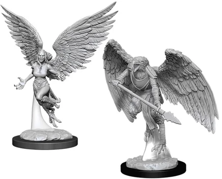 Набор миниатюр WizKids D&D: гарпия и аракокра
