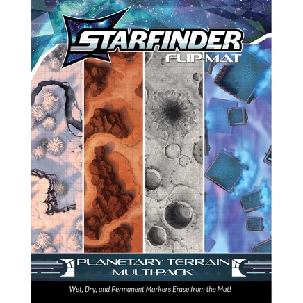 Набор карт Paizo Starfinder: планетарные ландшафты