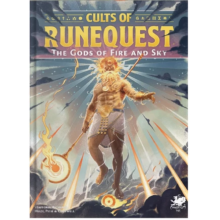 Книга Chaosium Cults of RuneQuest — боги огня и неба