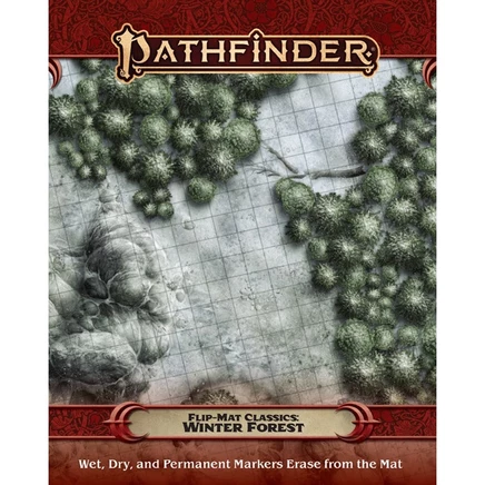 Игровой коврик Paizo Flip-Mat Classics — Зимний лес 24″×30″