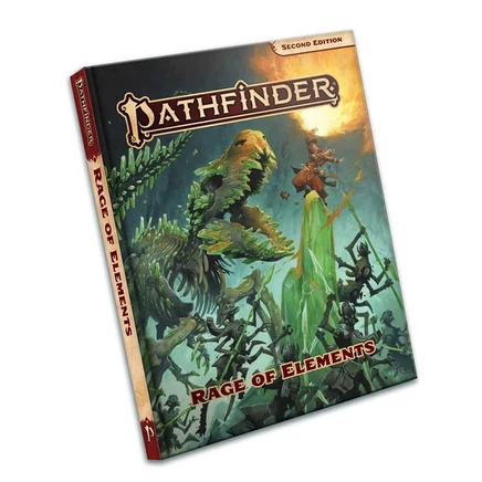 Книга Pathfinder 2E: Rage of Elements, твердый переплет