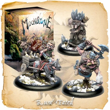 Набор миниатюр Goblin King Games Moonstone: Rune Fated