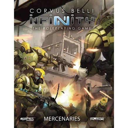 Справочник Modiphius «Mercenaries Sourcebook», мягкая обложка