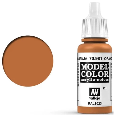Краска Vallejo Model Color оранжево-коричневая, 17 мл