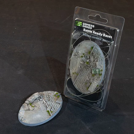 База для миниатюр Gamers Grass Urban Warfare, овальная 105 мм