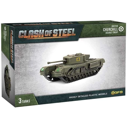 Набор миниатюр Gale Force 9 Clash of Steel Churchill, 1:100