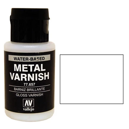 Vallejo Metal Color: глянцевый лак для металлика, 32 мл