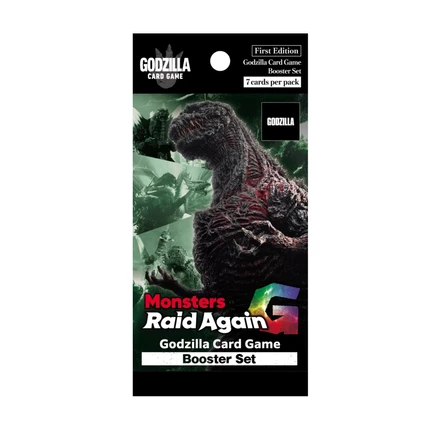 Бустер к карточной игре Godzilla Monsters Raid Again