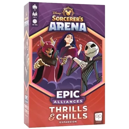 Дополнение к настольной игре Disney Sorcerer's Arena: Epic Alliances — Thrills & Chills