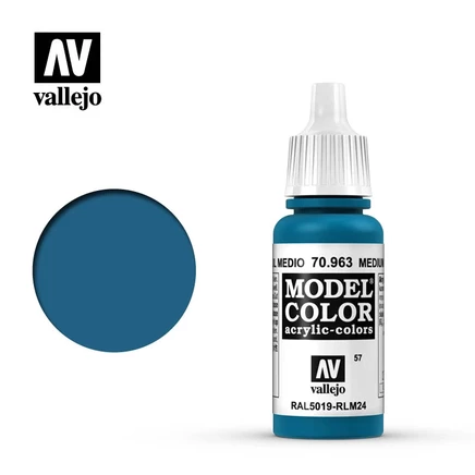 Краска Vallejo Model Color средне-синий, 17 мл