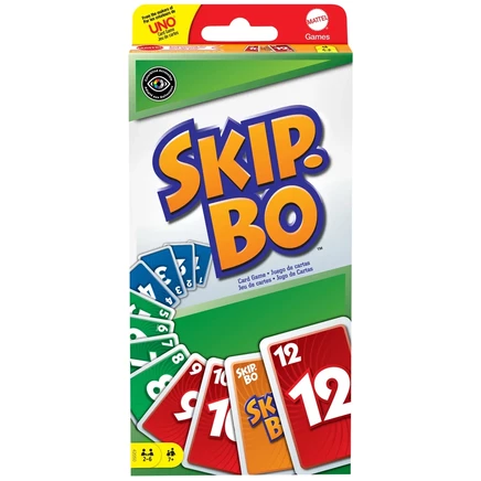Настольная карточная игра Skip-Bo, 2–6 игроков, от 7 лет