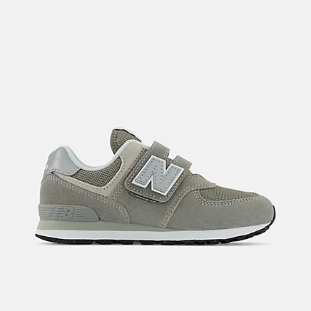 Кроссовки New Balance 574 Core Hook & Loop, черно-белые