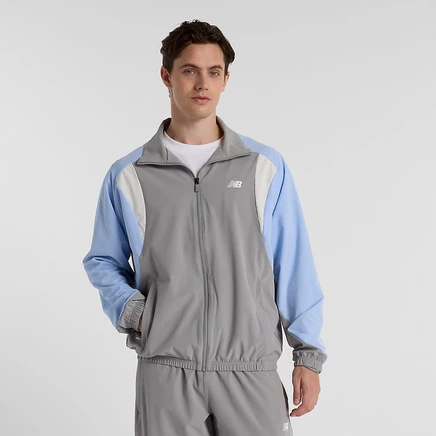Мужская куртка New Balance In Game Woven, сланцево-серая